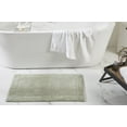 thumbnail image 1 of Better Trends 21" x 34" Premium Bathroom Rugs 100% Cotton Soft Reversible Tufted Bath Mat Water Absorbent Bath Rug Ideal for Bathroom Shower and Tub Use (Dark Sage) Edge Collection, 1 of 6