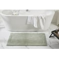 thumbnail image 1 of Better Trends 24" x 40" Premium Bathroom Rugs 100% Cotton Soft Reversible Tufted Bath Mat Water Absorbent Bath Rug Ideal for Bathroom Shower and Tub Use (Dark Sage) Edge Collection, 1 of 6