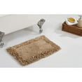 thumbnail image 1 of Better Trends 17" x 24" Premium Bathroom Rug 100% Cotton, Ultra Soft Bath Mat, Water Absorbent, Non-Slip Ruffle Border (Beige) Shaggy Border Collection, 1 of 6