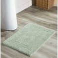 thumbnail image 1 of Better Trends 17" x 24" Premium Bathroom Rug Mat, 100% Cotton, Extra Soft Tufted Door Mat, Water Absorbent & Reversible Bath Mat (Dark Sage) Lux Collection, 1 of 6