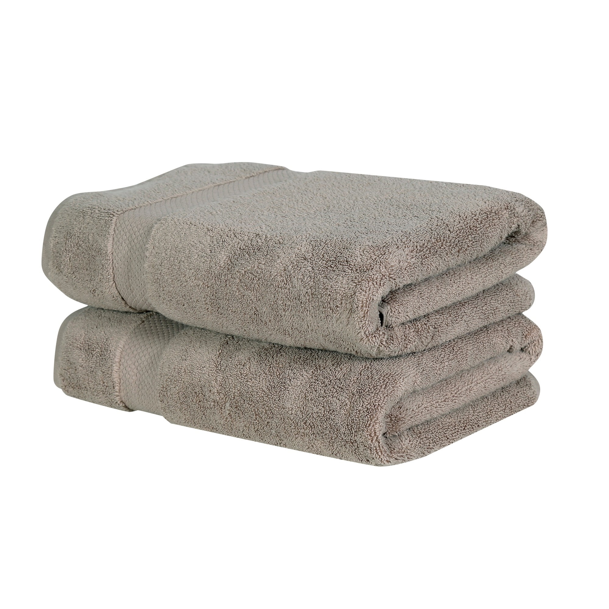 Better Trends 2-Pack Bath Towels 100% Ring Spun Cotton Lightweight, Soft, Extra Absorbent Bath Towels Set for Bathroom Gym Travel Camp Pool Beige-Splash Collection