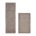 thumbnail image 1 of Better Trends 2 Piece Premium Bathroom Rug Set 100% Cotton Soft Tufted Reversible Bath Rug Water absorbent Bath Mat for Bathroom Shower and Tub Use, Edge Collection Beige (24" x 40" | 20" x 60"), 1 of 3