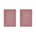 thumbnail image 1 of Better Trends 2 Piece Premium Bathroom Rug Set 100% Cotton Soft Tufted Reversible Bath Rug Water absorbent Bath Mat Ideal for Bathroom Shower and Tub Use, Edge Collection Pink (17" x 24" | 17" x 24"), 1 of 5
