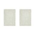 thumbnail image 1 of Better Trends 2 Piece Premium Bathroom Rug Set 100% Cotton Soft Tufted Reversible Bath Rug Water absorbent Bath Mat for Bathroom Shower and Tub Use, Edge Collection Ivory (17" x 24" | 17" x 24"), 1 of 5