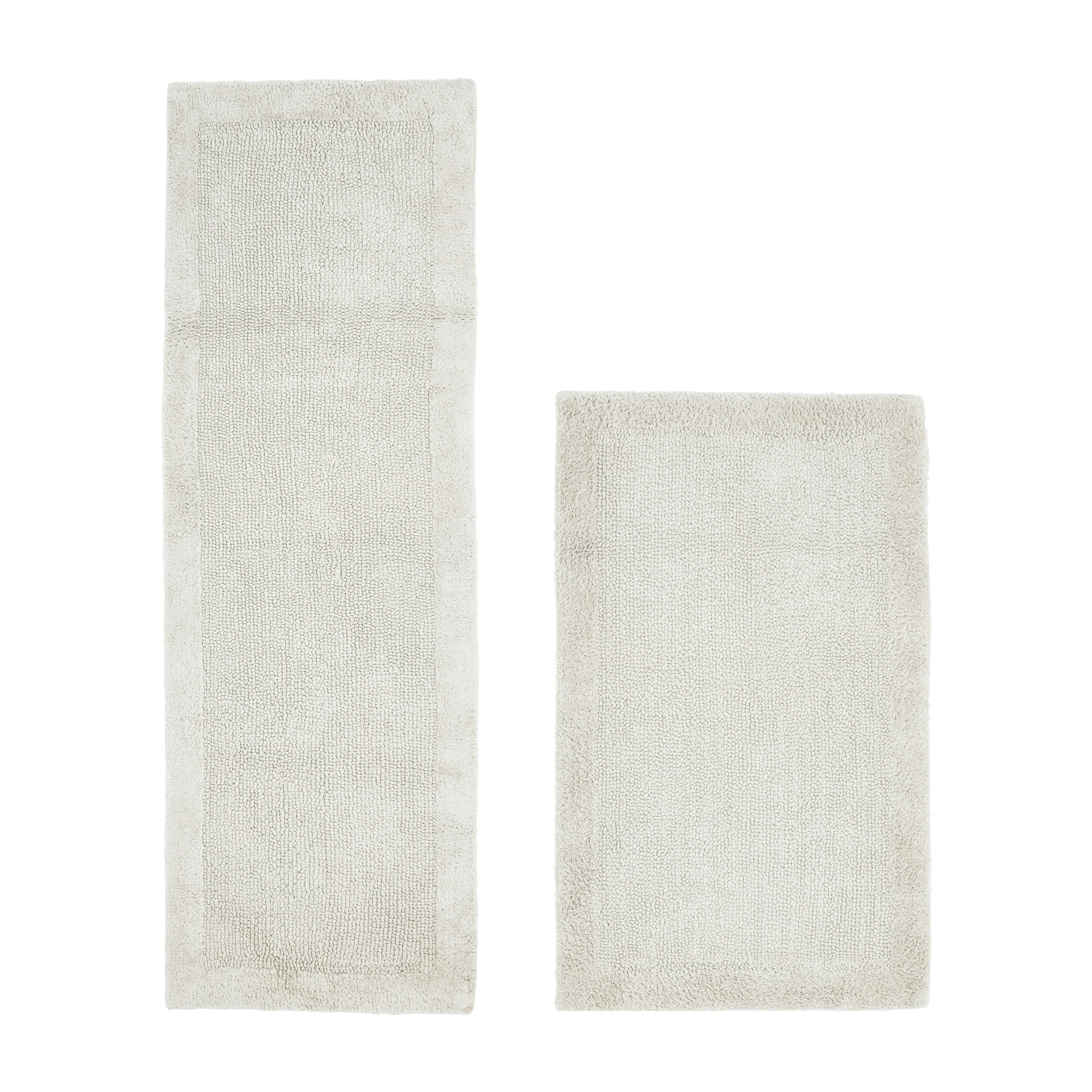 Perfect Touch Bath Rug Better Trends 2 Piece Premium Bathroom Rug Set 100% Cotton Soft Tufted ...