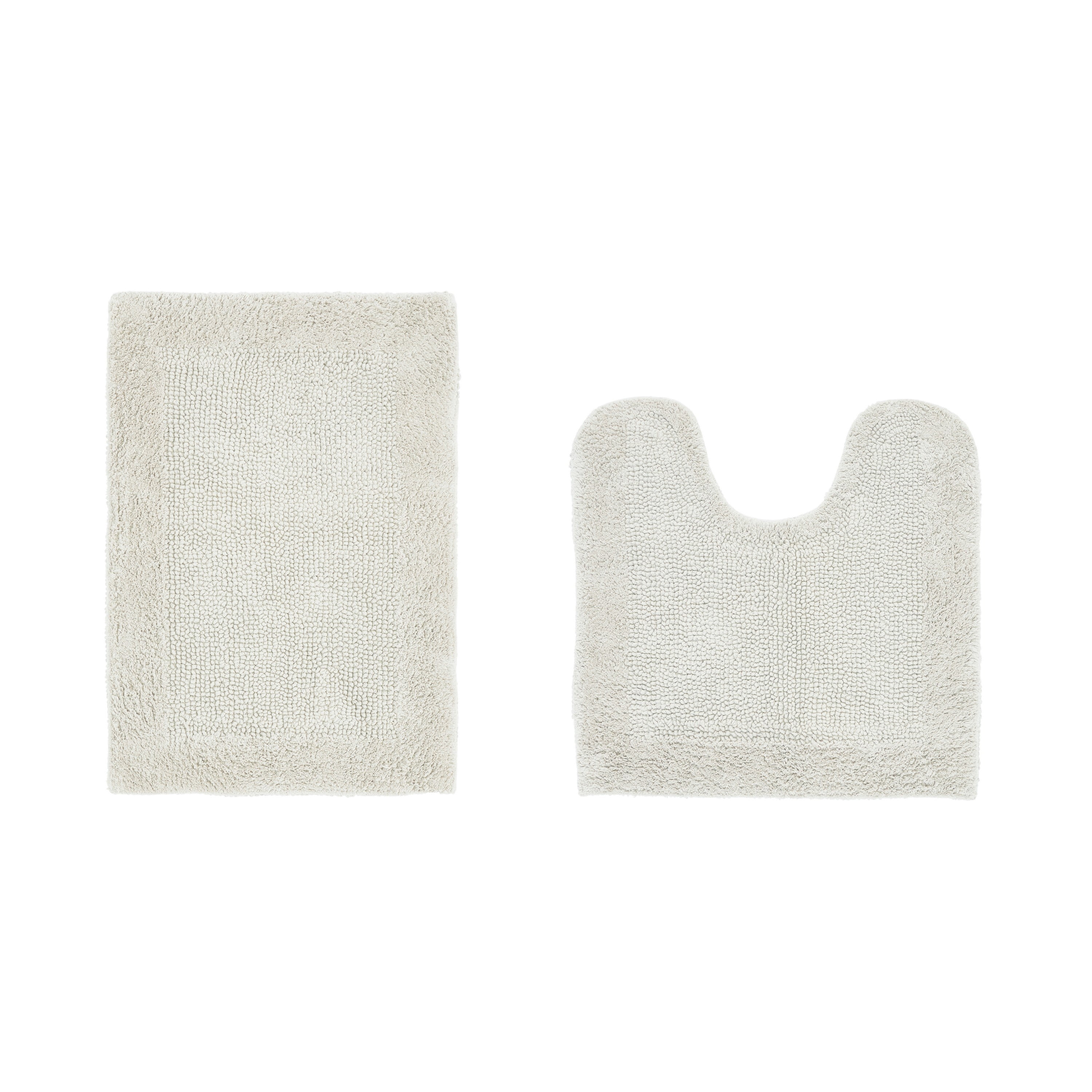 Perfect Touch Bath Rug Better Trends 2 Piece Premium Bathroom Rug Set 100% Cotton Soft Tufted ...