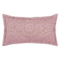 thumbnail image 1 of Better Trends 20"x 36" King Pillow Sham 100% Cotton Pillow Cover Medallion Design Machine Washable (Pink) Rio Collection, 1 of 4
