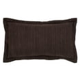 thumbnail image 1 of Better Trends 20"x 36" King Pillow Sham 100% Cotton Pillow Cover Stripe Design Machine Washable (Chocolate) Jullian Collection, 1 of 5