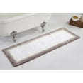 thumbnail image 1 of Better Trends 20" x 60" Bathroom Runner Mat 100% Cotton, Extra Soft Tufted Bath Rug, Water Absorbent & Non Slip Bath Mat, Beige Torrent Collection, 1 of 6