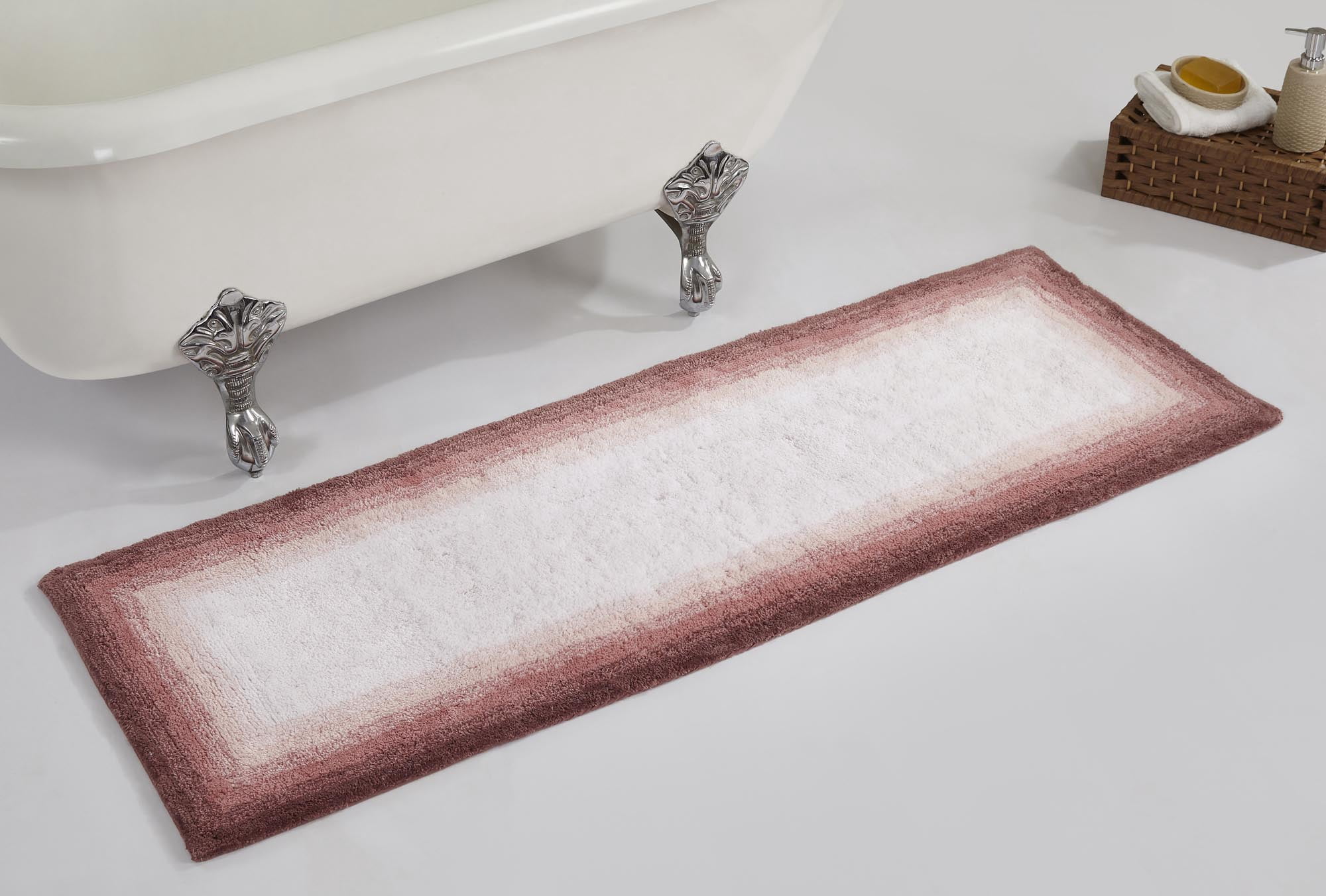 Better Trends 20" x 60" Bathroom Runner Mat 100% Cotton, Extra Soft ...