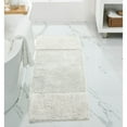 thumbnail image 1 of Better Trends 20" x 60" Bathroom Runner Mat 100% Cotton, Extra Soft Tufted Bath Rug, Water Absorbent & Non Slip, Solid Pattern, Ivory Granada Collection, 1 of 4