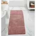 thumbnail image 1 of Better Trends 20" x 60" Bathroom Runner Mat 100% Cotton, Extra Soft Tufted Bath Rug, Water Absorbent & Non Slip, Solid Pattern, Pink Granada Collection, 1 of 4