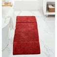 thumbnail image 1 of Better Trends 20" x 60" Bathroom Runner Mat 100% Cotton, Extra Soft Tufted Bath Rug, Water Absorbent & Non Slip, Solid Pattern, Red Granada Collection, 1 of 4
