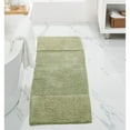 thumbnail image 1 of Better Trends 20" x 60" Bathroom Runner Mat 100% Cotton, Extra Soft Tufted Bath Rug, Water Absorbent & Non Slip, Solid Pattern, Sage Granada Collection, 1 of 4