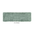 thumbnail image 1 of Better Trends 20" x 60" Bathroom Runner Mat, 100% Cotton Non-Slip Bath Rug, Water Absorbent, Machine Washable for Bathroom and Shower Use, Sage Shaggy Border Collection, 1 of 5