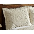 thumbnail image 1 of Better Trends 21"x 27" Standard Pillow Sham 100% Cotton Pillow Cover Medallion Design Machine Washable (Ivory) Rio Collection, 1 of 4
