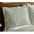 thumbnail image 1 of Better Trends 21"x 27" Standard Pillow Sham 100% Cotton Pillow Cover Medallion Design Machine Washable (Sage) Rio Collection, 1 of 4