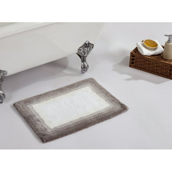 Better Trends 21" x 34" Bathroom Rug 100% Cotton Bath Rug Water Absorbent & Non Slip Bath Mat (Beige) Torrent Collection