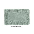 thumbnail image 1 of Better Trends 21" x 34" Premium Bathroom Rug 100% Cotton, Ultra Soft Bath Mat, Water Absorbent, Non-Slip Ruffle Border (Sage) Shaggy Border Collection, 1 of 5