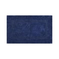 thumbnail image 1 of Better Trends 21" x 34" Premium Bathroom Rug Mat, 100% Cotton, Extra Soft Tufted Door Mat, Water Absorbent & Reversible Bath Mat (Navy) Lux Collection, 1 of 5