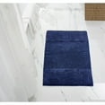 thumbnail image 1 of Better Trends 24" x 40" Bathroom Rug 100% Cotton, Soft Tufted Bath Mat, Water Absorbent & Non Slip Bath Rug (Navy) Granada Collection, 1 of 4