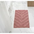 thumbnail image 1 of Better Trends 24" x 40" Bathroom Rugs 100% Cotton Soft Water Absorbent Non Slip Bath Mat Machine Washable Rug (Pink) Hugo Collection, 1 of 4
