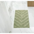 thumbnail image 1 of Better Trends 24" x 40" Bathroom Rugs 100% Cotton Soft Water Absorbent Non Slip Bath Mat Machine Washable Rug (Sage) Hugo Collection, 1 of 4