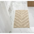 thumbnail image 1 of Better Trends 24" x 40" Bathroom Rugs 100% Cotton Soft Water Absorbent Non Slip Bath Mat Machine Washable Rug (Sand) Hugo Collection, 1 of 4