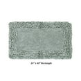 thumbnail image 1 of Better Trends 24" x 40" Premium Bathroom Rug 100% Cotton, Ultra Soft Bath Mat, Water Absorbent, Non-Slip Ruffle Border (Sage) Shaggy Border Collection, 1 of 5