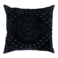 thumbnail image 1 of Better Trends 26"x 26" Euro Pillow Sham 100% Cotton Pillow Cover Medallion Design Machine Washable (Black) Rio Collection, 1 of 3