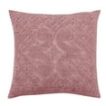 thumbnail image 1 of Better Trends 26"x 26" Euro Pillow Sham 100% Cotton Pillow Cover Medallion Design Machine Washable (Pink) Ashton Collection, 1 of 4
