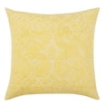 thumbnail image 1 of Better Trends 26"x 26" Euro Pillow Sham 100% Cotton Pillow Cover Medallion Design Machine Washable (Yellow) Ashton Collection, 1 of 5