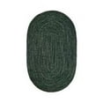 thumbnail image 1 of Better Trends  3.6 x 5.6 in. Chenille Reversible Rug - Emerald & Diluth Tweed, 1 of 1