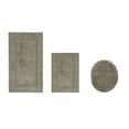 thumbnail image 1 of Better Trends 3 Piece Bath Rugs Set 100% Cotton Soft Water Absorbent Reversible Machine Washable Lid Cover, U-Shape Toilet Rug for Bathroom Floor Decor Seat Cover Beige Lux Collection, 1 of 4