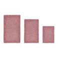 thumbnail image 1 of Better Trends 3 Piece Premium Bathroom Rug Set 100% Cotton Soft Tufted Bath Mat Water absorbent Reversible Bath Rug Perfect for Bathroom, Shower and Bathtub Use, Pink - Edge Collection, 1 of 5