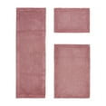 thumbnail image 1 of Better Trends 3 Piece Premium Bathroom Rug Set 100% Cotton Soft Tufted Bath Mat Water absorbent Reversible Bath Rug Perfect for Bathroom, Shower and Bathtub Use, Pink - Edge Collection, 1 of 5