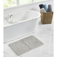 thumbnail image 1 of Better Trends 17" x 24" Bathroom Rugs Poly-Cotton Soft Water Absorbent Non Slip Bath Mat Machine Washable Rug (Sand) Alma Collection, 1 of 6