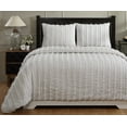 thumbnail image 1 of Better Trends Chenille Comforter Set Twin Size 2 Piece 100% Cotton Soft & Cozy All Season Bedding Angelique Collection - Taupe, 1 of 9