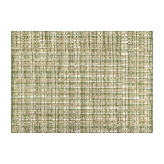 Better Trends Ascot Collection Indoor/Outdoor Checkerboard Area Rug, Green