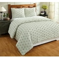 thumbnail image 1 of Better Trends Chenille Comforter Set Twin Size 2 Piece 100% Cotton Soft & Cozy All Season Bedding Athenia Collection Sage, 1 of 9