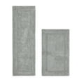 thumbnail image 1 of Better Trends Bathroom Rug 2 Piece Set 100% Cotton Soft Luxury Bath Rug Water Absorbent Reversible Machine Washable Runner Mat for Bathroom Bathtub Laundry Room 24”x40”|20”x60” Silver Lux Collection, 1 of 4