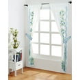 thumbnail image 1 of Better Trends Bloomfield Energy Efficient 100% Cotton Floral Design , for Adult, Curtain Set, Blue, 1 of 6