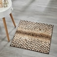 thumbnail image 1 of Better Trends Bath Rug 24" Square Bathroom Rug Mat Non-Slip Micro Polyester Bath Rugs for Bathroom Floor, Shower, Tub, Toilet Casablanca Collection - (Brown), 1 of 5