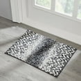 thumbnail image 1 of Better Trends Bath Rug 17” x 24” Bathroom Rug Mat Non-Slip Micro Polyester Bath Rugs for Bathroom Floor, Shower, Tub, Toilet Casablanca Collection - (Gray), 1 of 5