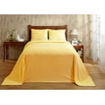 thumbnail image 1 of Better Trends Chenille Bedspread For Queen Size Bed 100% Cotton Lightweight Bedspread for all Season 102" x 110" Natick Collection - Yellow, 1 of 4