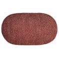 thumbnail image 1 of Better Trends Oval Braided Rug 24"x 40" 100% Cotton Rug for Indoor Use, Area Rug for Bedroom Chenille Solid Collection - (Mauve), 1 of 6