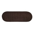 thumbnail image 1 of Better Trends Chenille Solid Polyester 24" x 108" Braided Rug - Chestnut for All Ages, 1 of 6