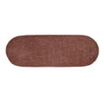 thumbnail image 1 of Better Trends Chenille Solid Collection 100% Polyester 24" x 108" Runner Braided Rug in Mauve, 1 of 6