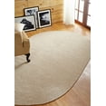 thumbnail image 1 of Better Trends Oval Braided Rug 42"x 66" 100% Cotton Rug for Indoor Use, Area Rug for Bedroom Chenille Solid Collection - (Dove), 1 of 6