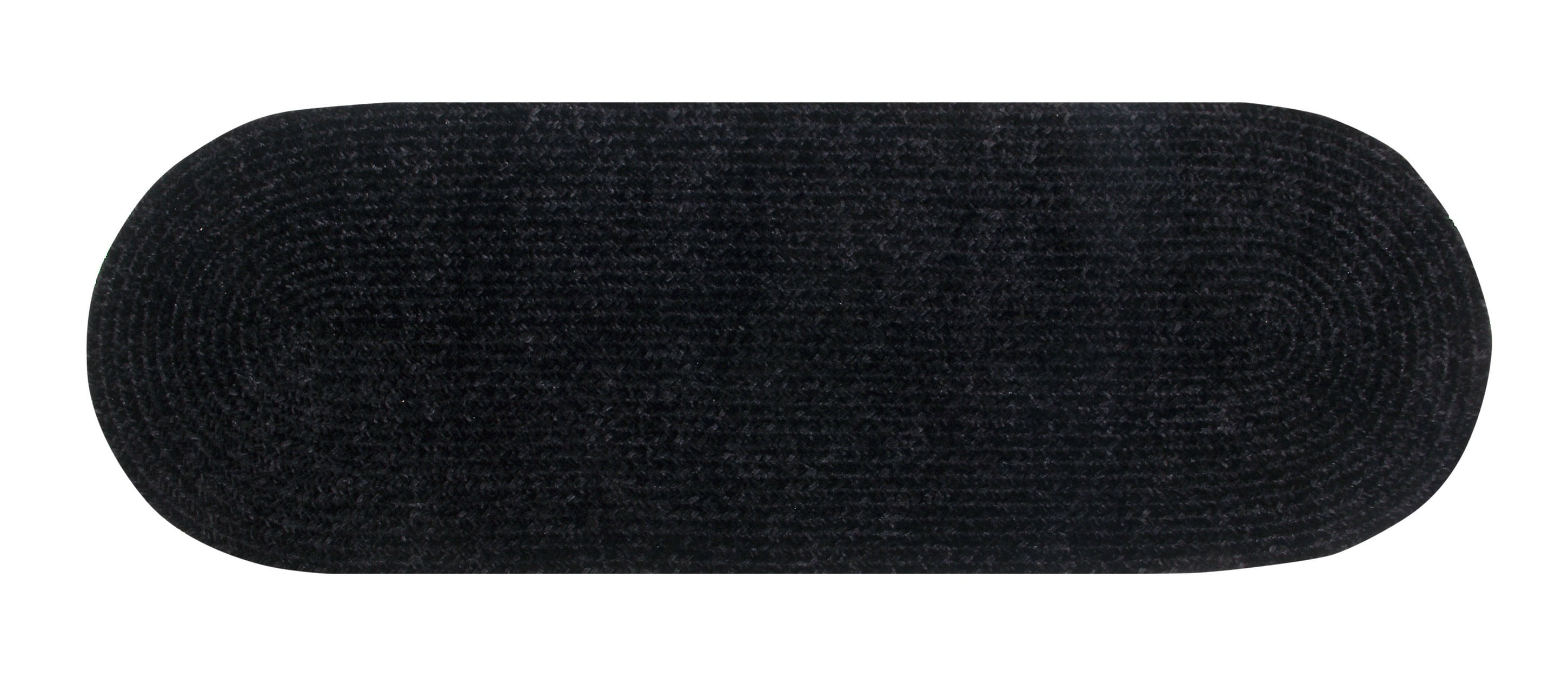 Better Trends Chenille Solid Polyester 24" x 72" Braided Rug for All